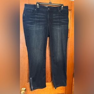 Chicos Denim Capri Jeans. Size 3